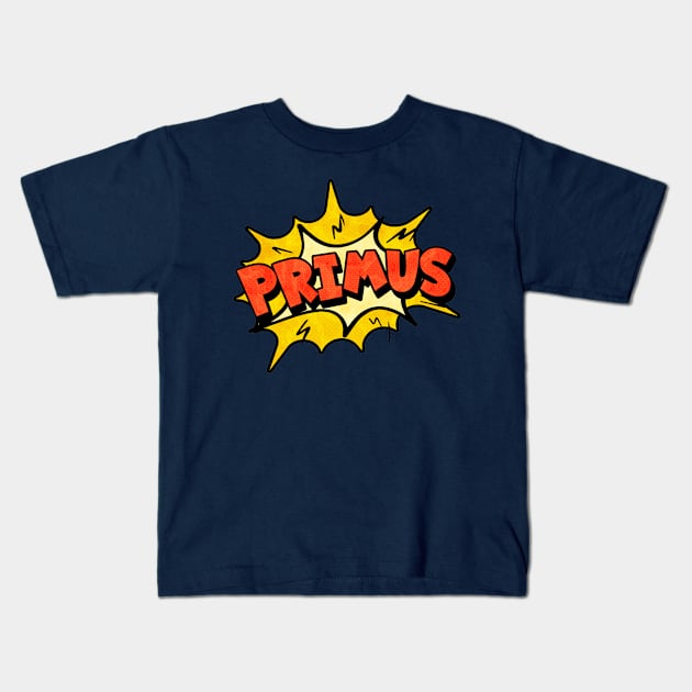 Primus Vintage Kids T-Shirt by Elaia Loelya Art